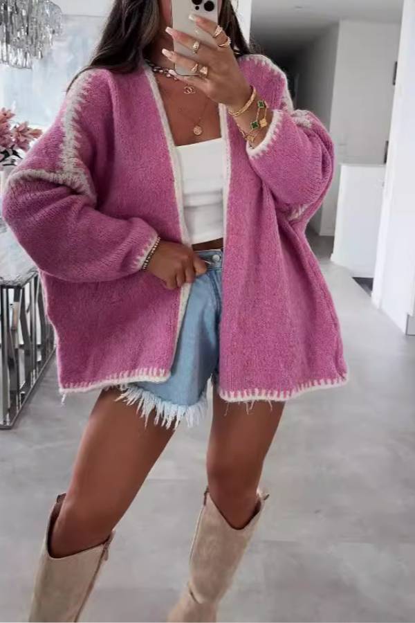 A Vintage Style Cardigan with Delicate Timeless Details