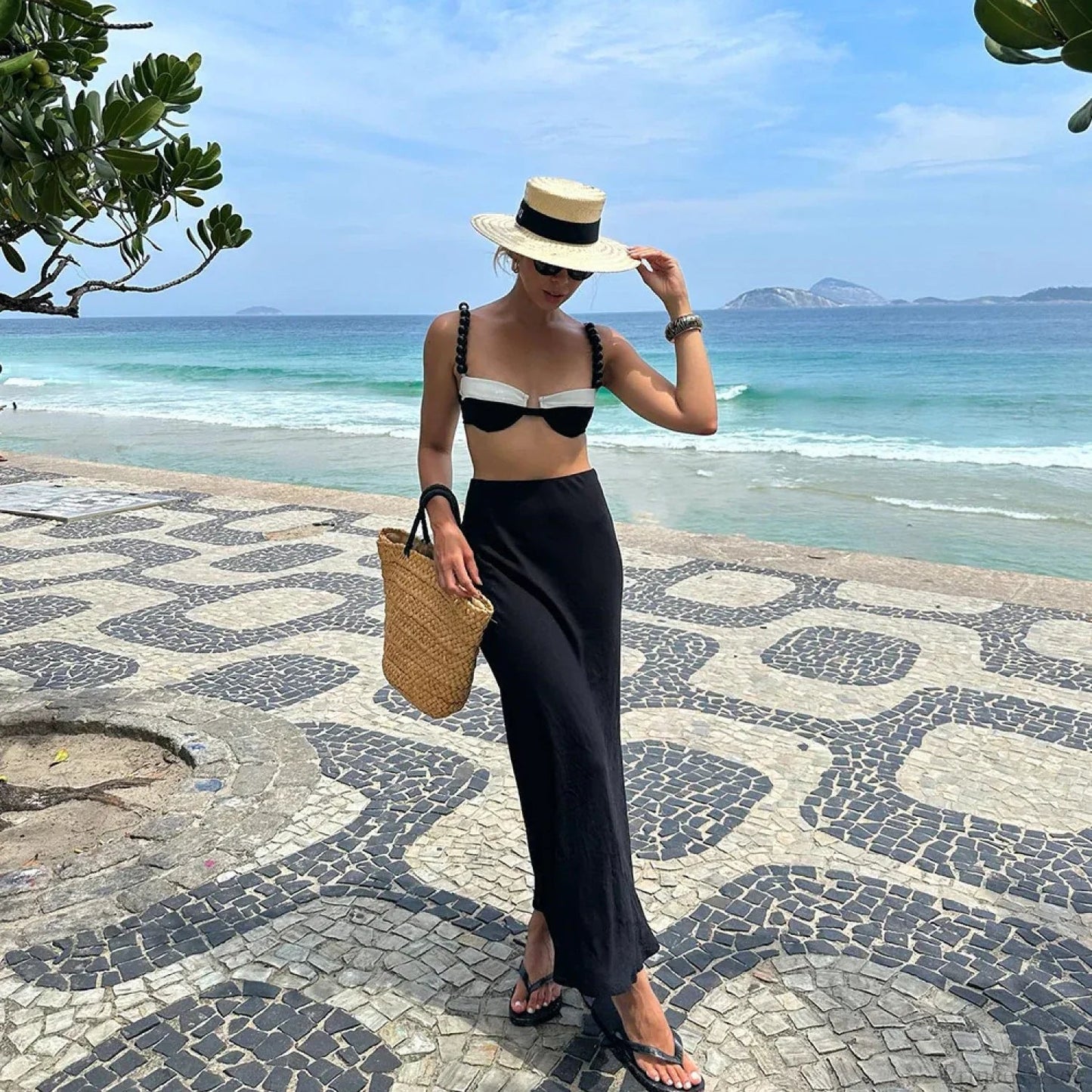 Classic Vintage Bikini with a Flattering Fit