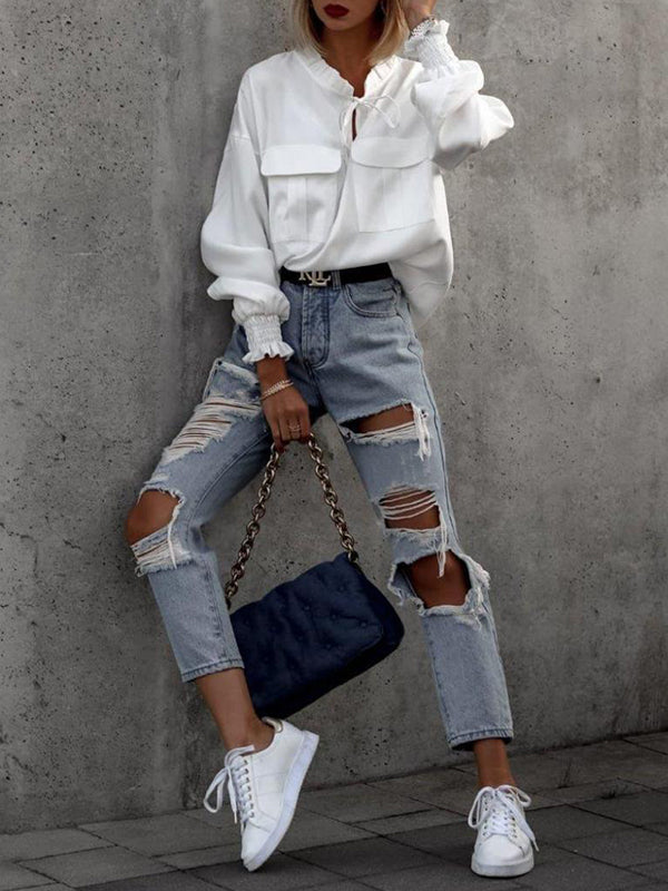 Vintage Inspired Blouse with a Contemporary Edge