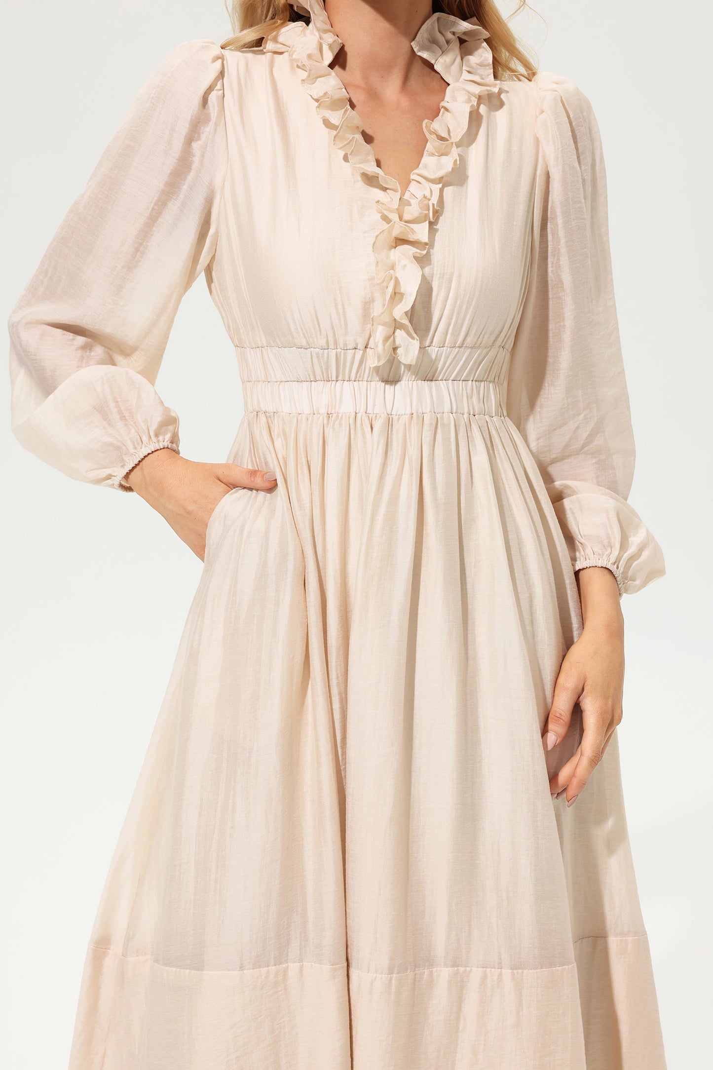 A Vintage Style Dress with Delicate Timeless Details