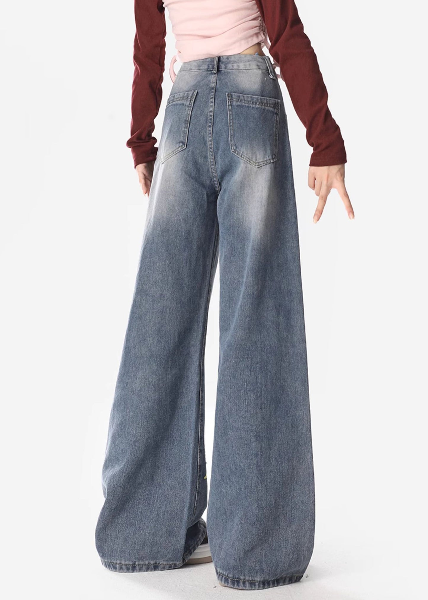 A Vintage Style Pants with Delicate Timeless Details