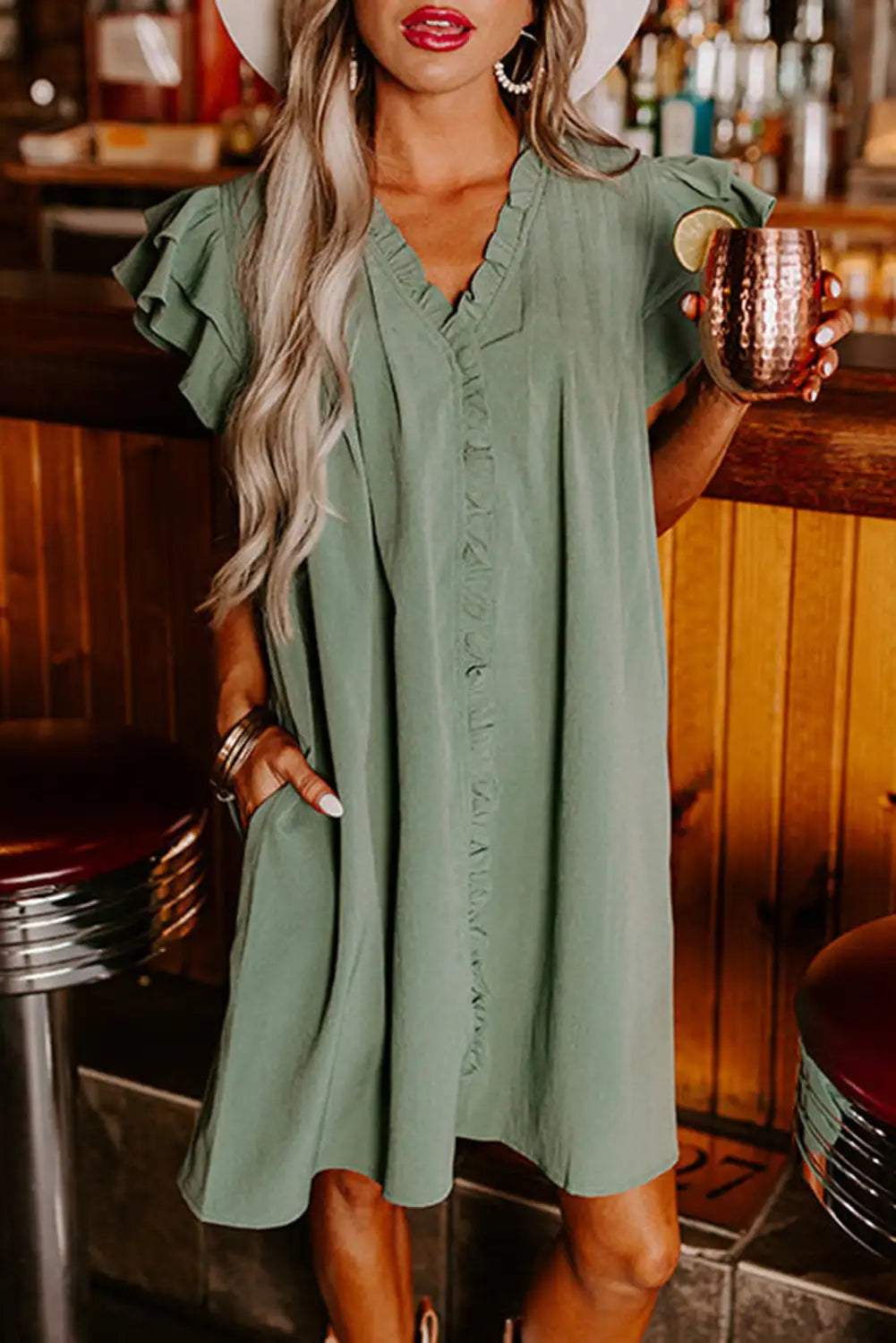 Elegantly Styled Dress for Everyday Wear