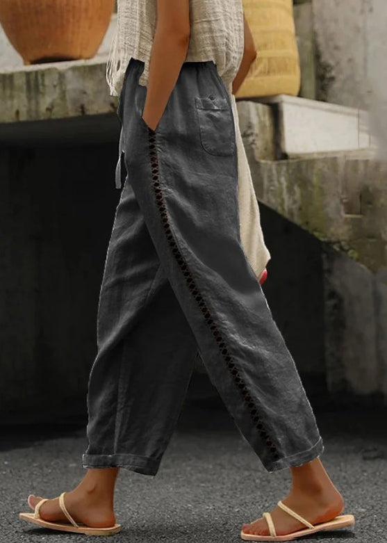 A Vintage Style Pants with Delicate Timeless Details