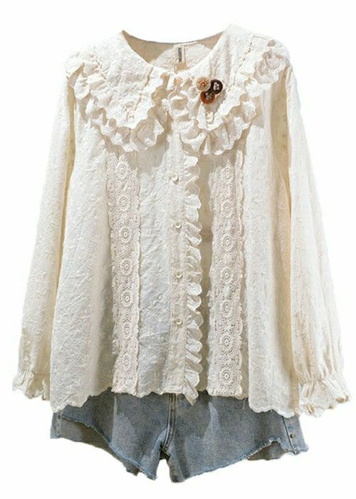 A Vintage Style Blouse with Delicate Timeless Details