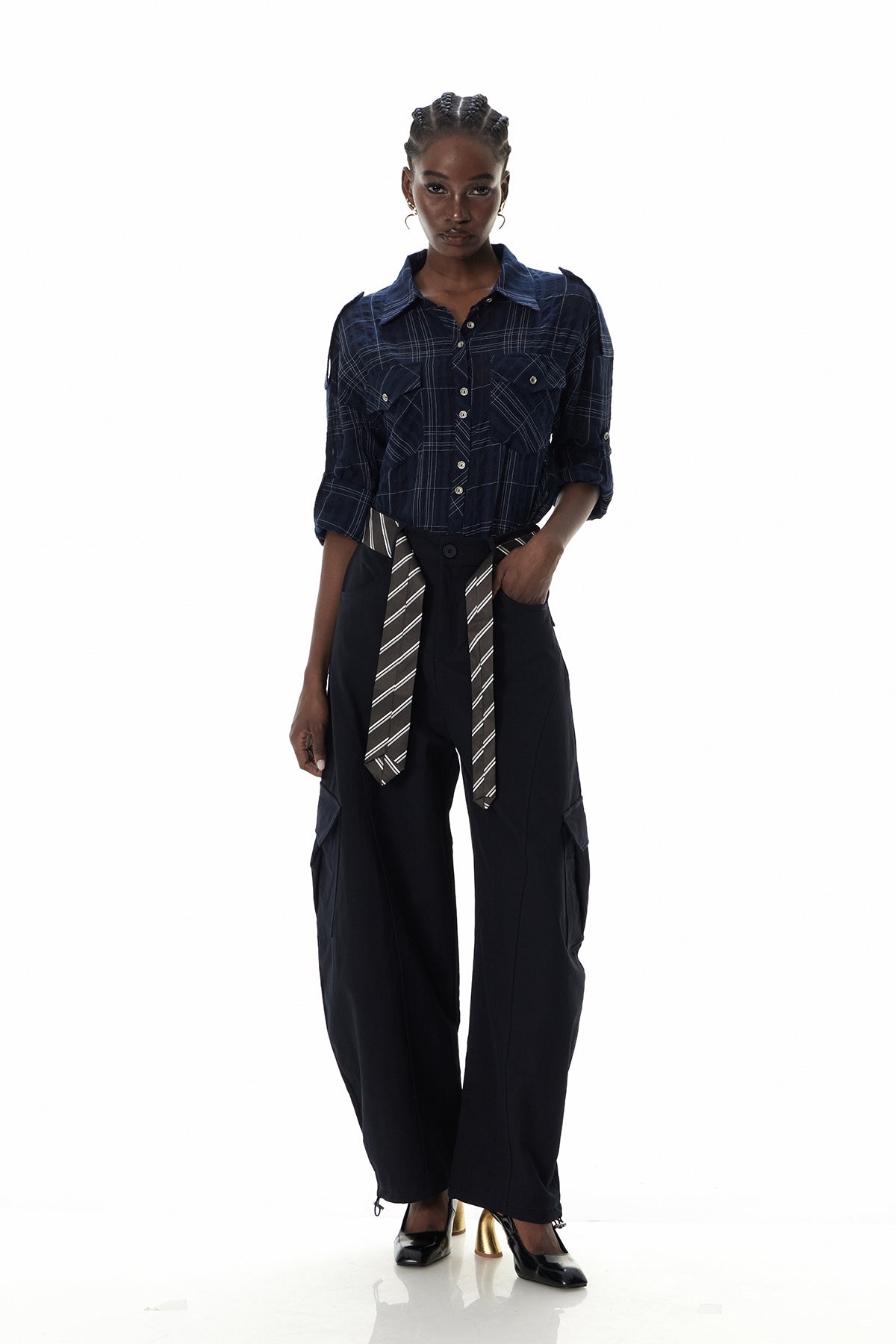 A Vintage Style Pants with Delicate Timeless Details