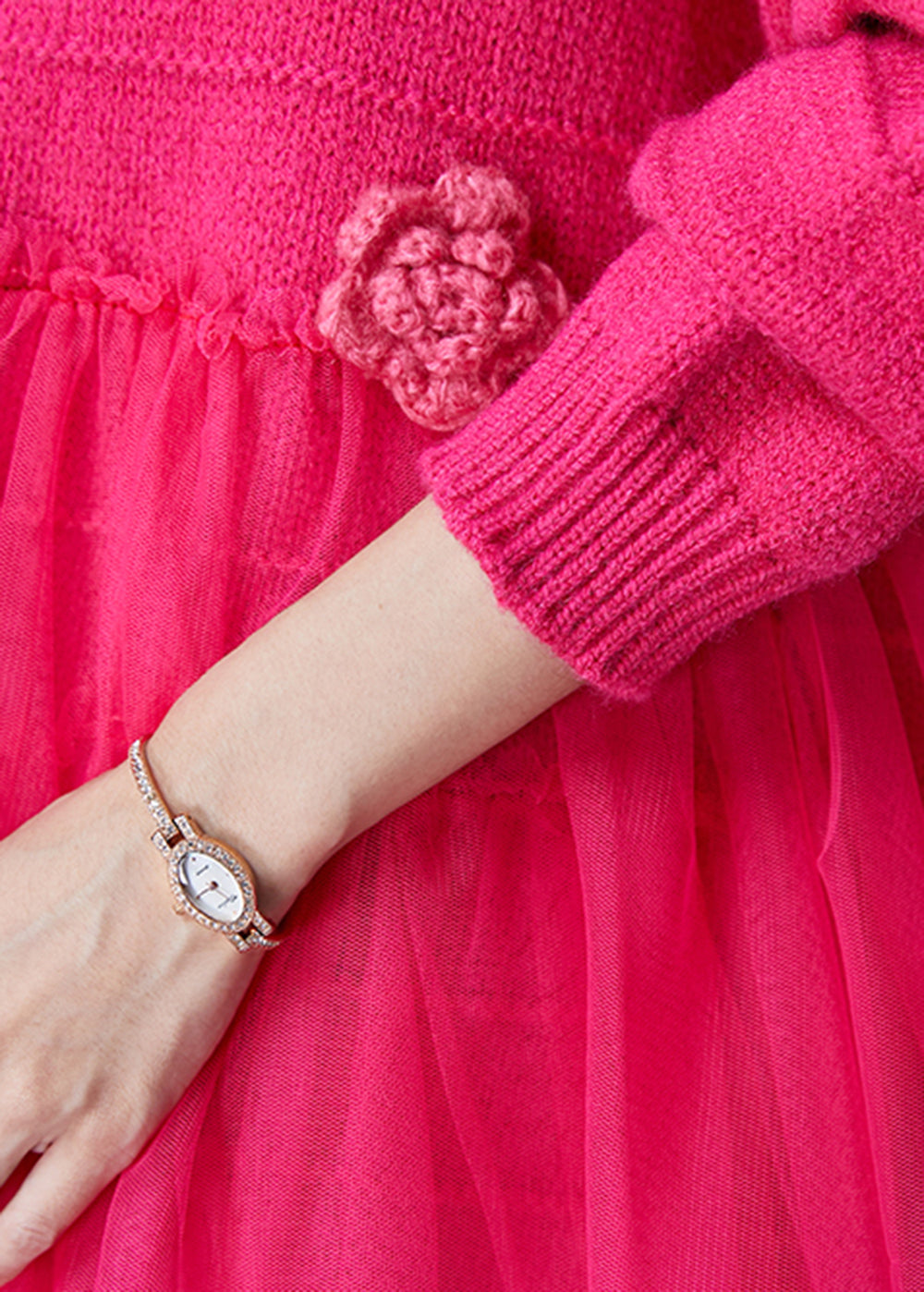 A Vintage Style Sweater with Delicate Timeless Details