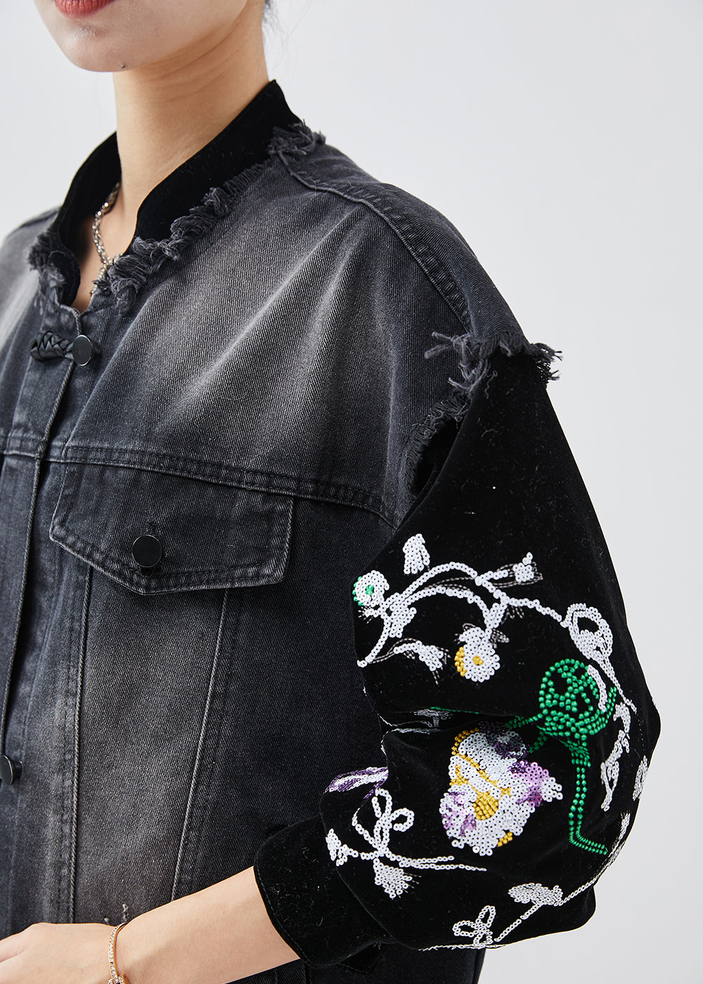 A Vintage Style Jacket with Delicate Timeless Details