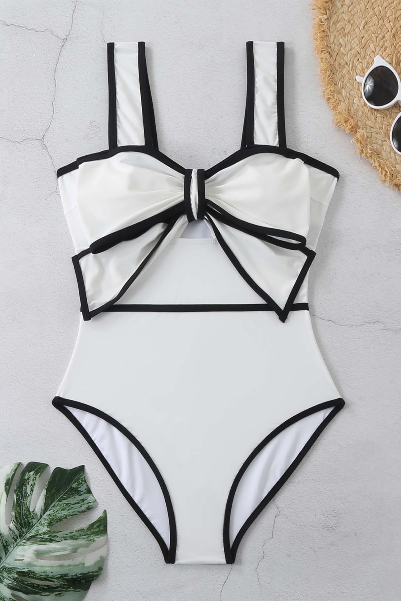 Beautifully Finished Swimsuit in a Timeless Design