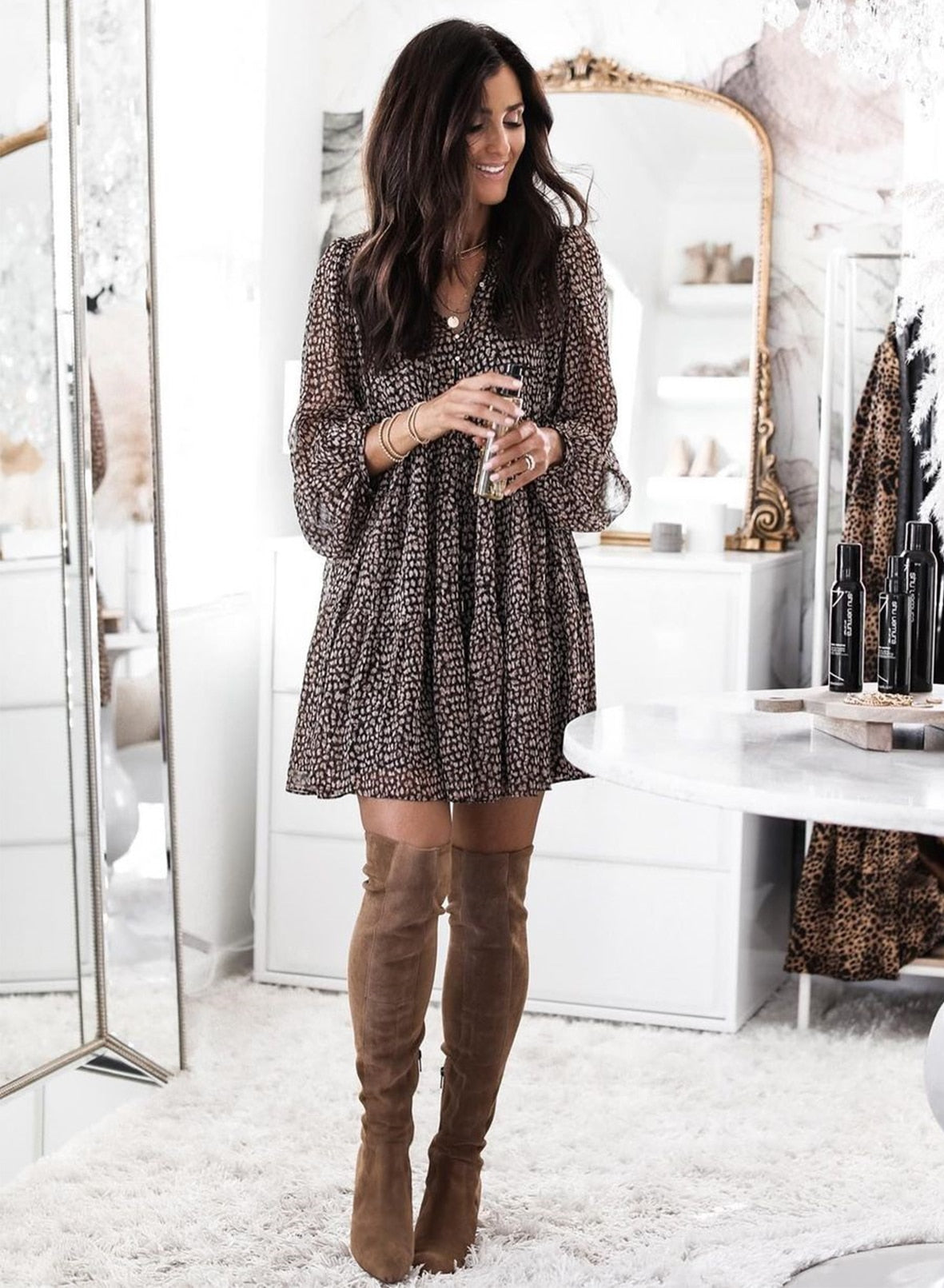 Well Tailored Dress with a Graceful Silhouette