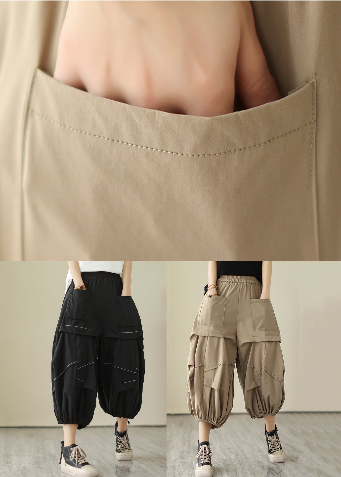 A Vintage Style Pants with Delicate Timeless Details