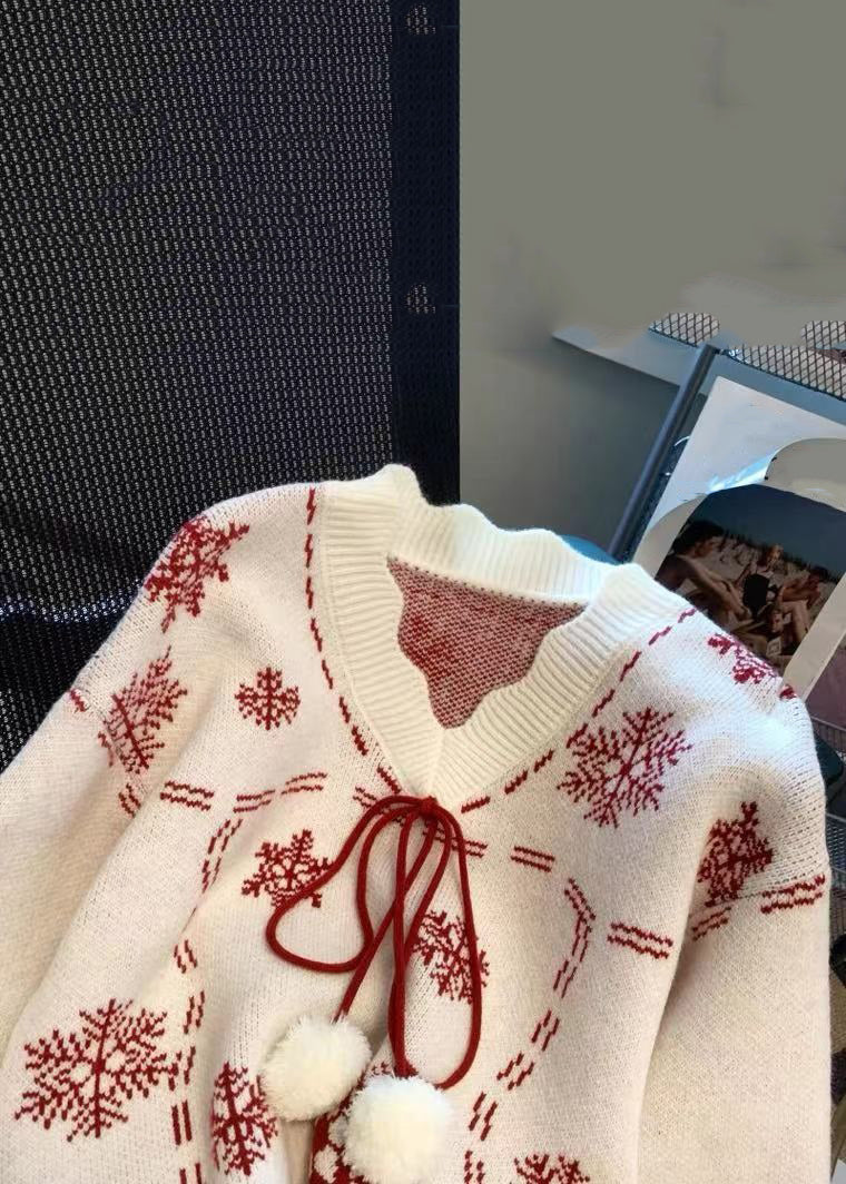 A Vintage Style Sweater with Delicate Timeless Details