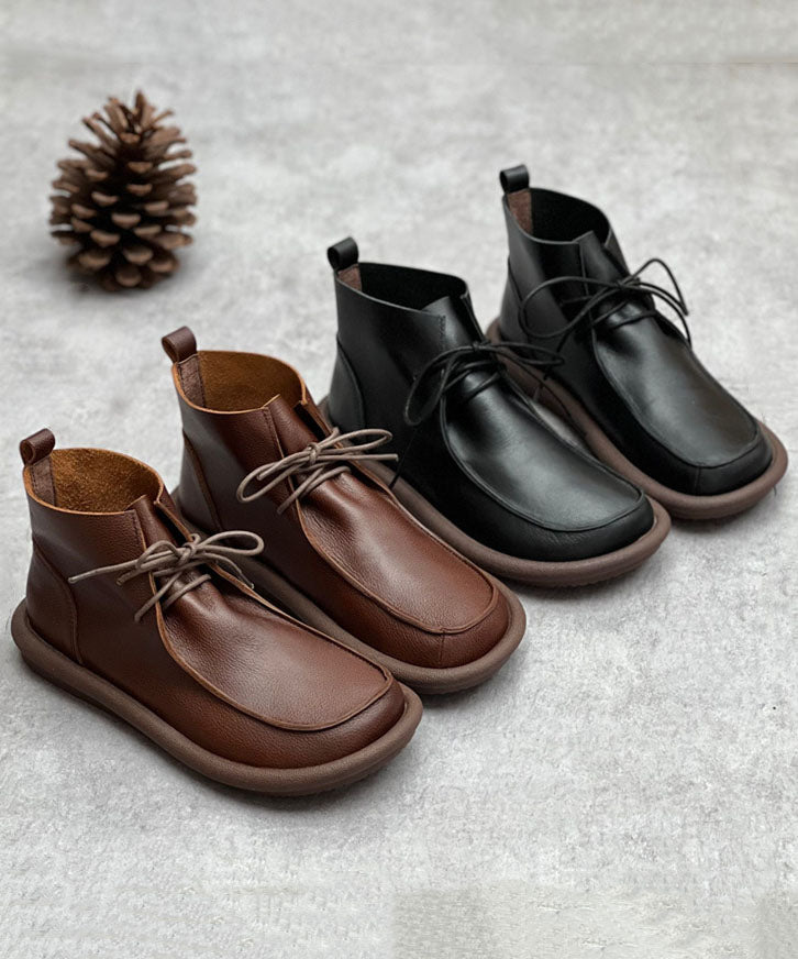 A Vintage Style Boots with Delicate Timeless Details
