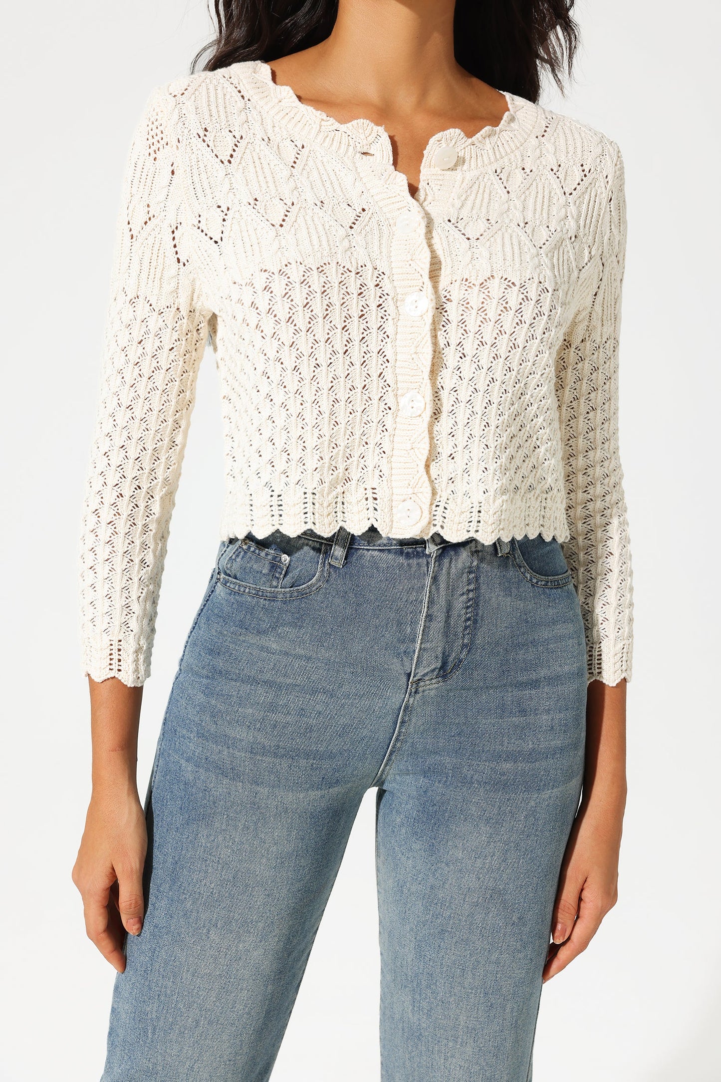 Classic Vintage Cardigan with a Flattering Fit