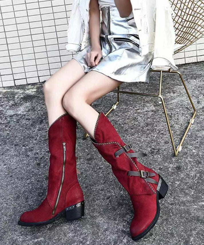 A Vintage Style Boots with Delicate Timeless Details