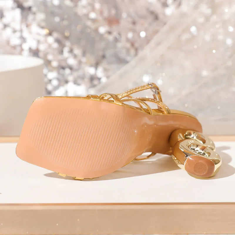 A Vintage Style Heels with Delicate Timeless Details