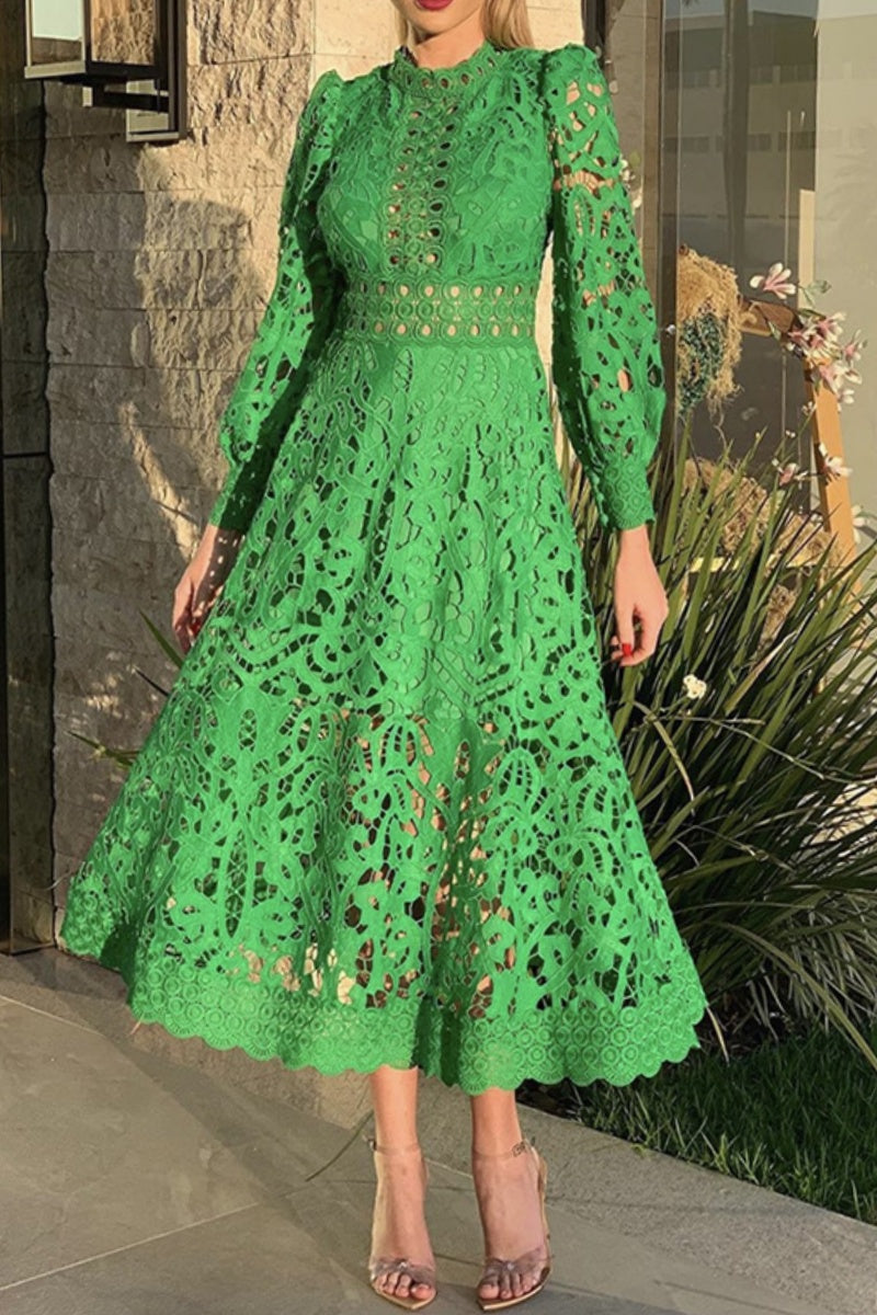 A Vintage Style Dress with Delicate Timeless Details