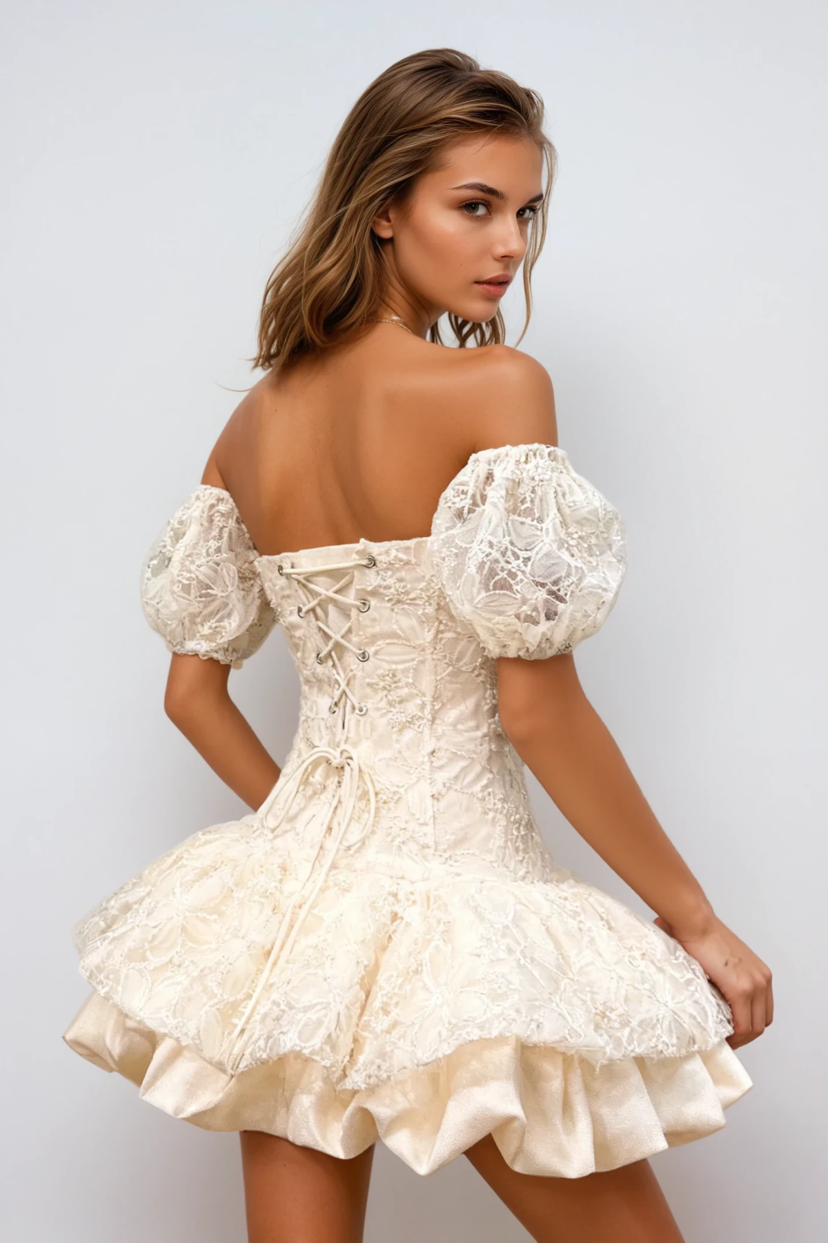 A Vintage Style Dress with Delicate Timeless Details