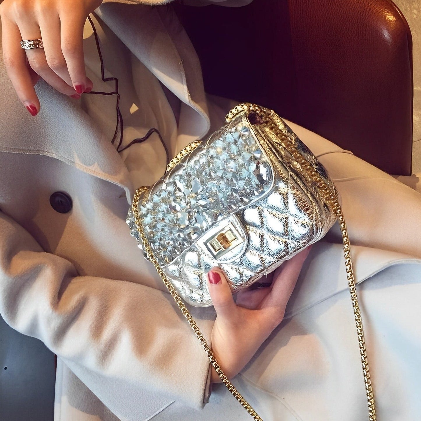 A Vintage Style Bag with Delicate Timeless Details