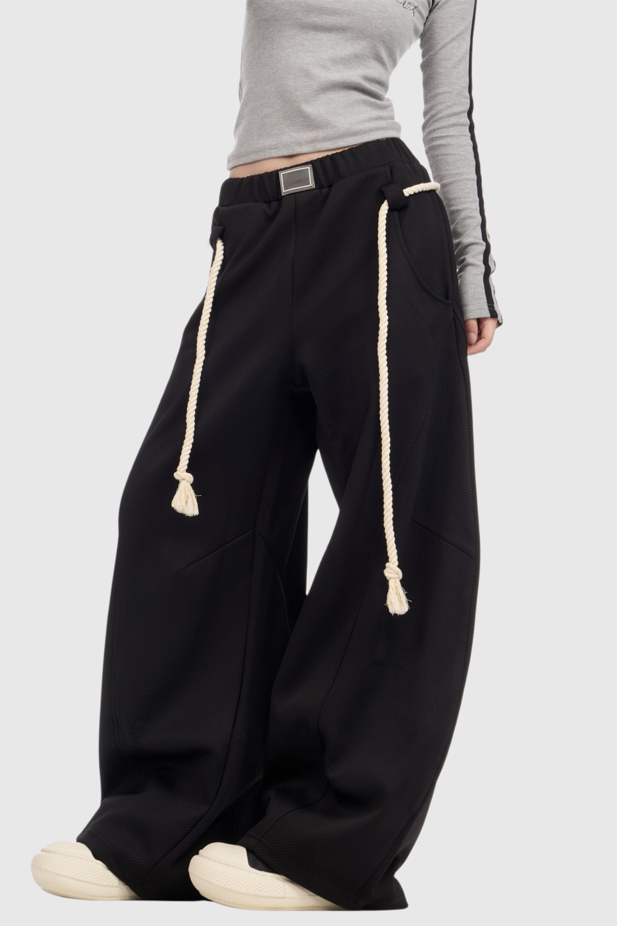 A Vintage Style Pants with Delicate Timeless Details