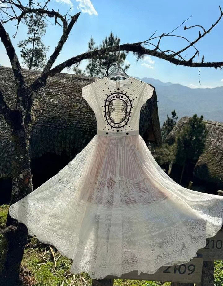 A Vintage Style Dress with Delicate Timeless Details