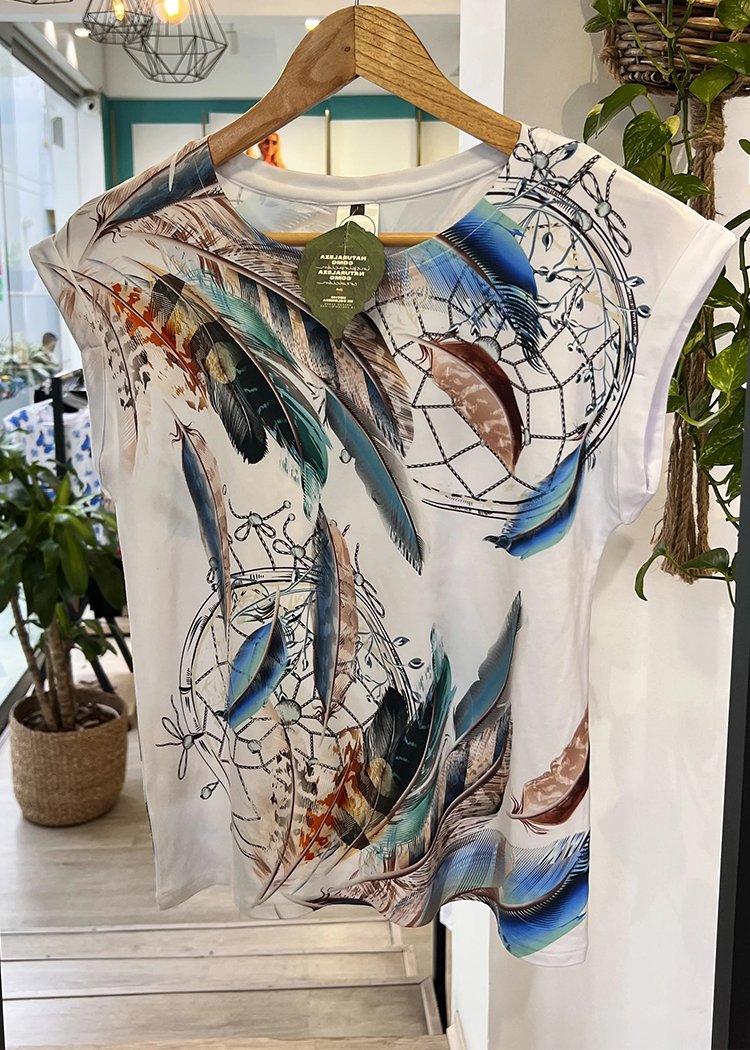 A Vintage Style T-Shirt with Delicate Timeless Details