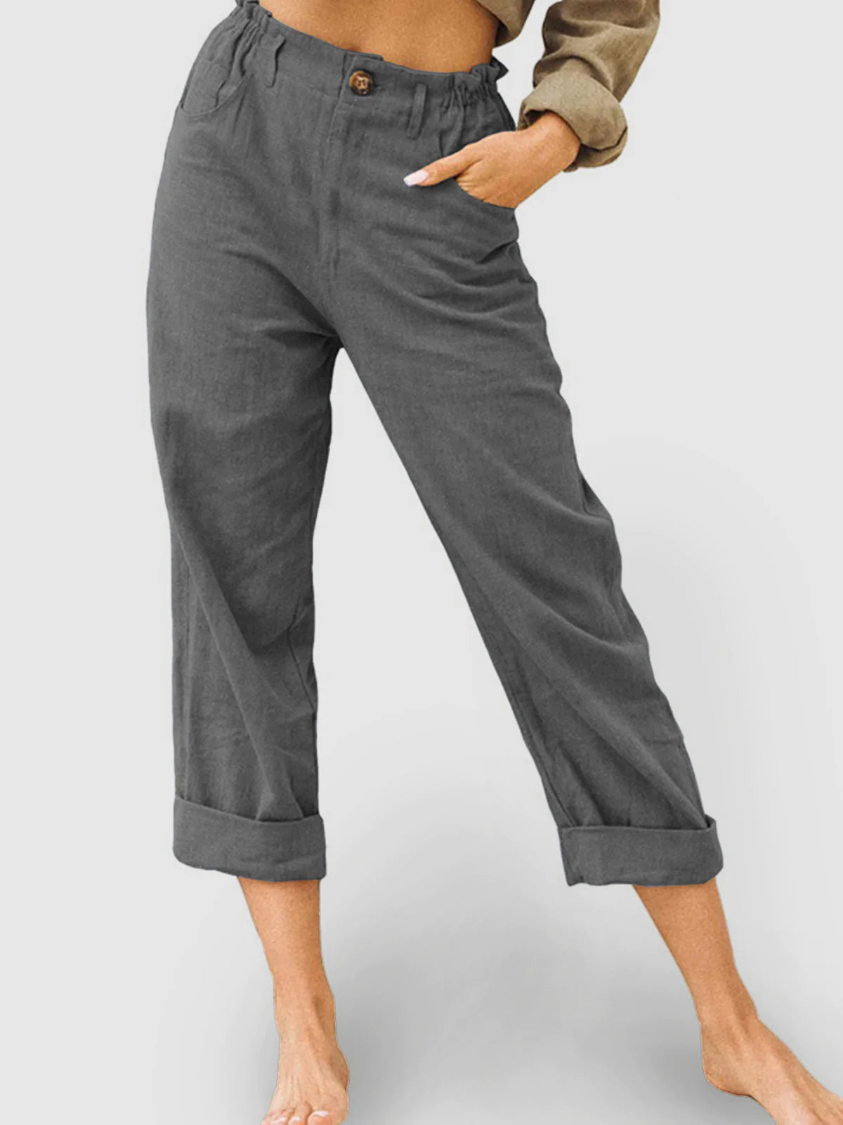 A Vintage Style Pants with Delicate Timeless Details