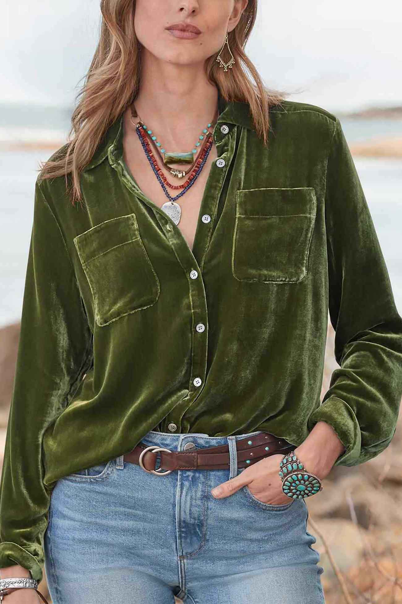 A Vintage Style Blouse with Delicate Timeless Details