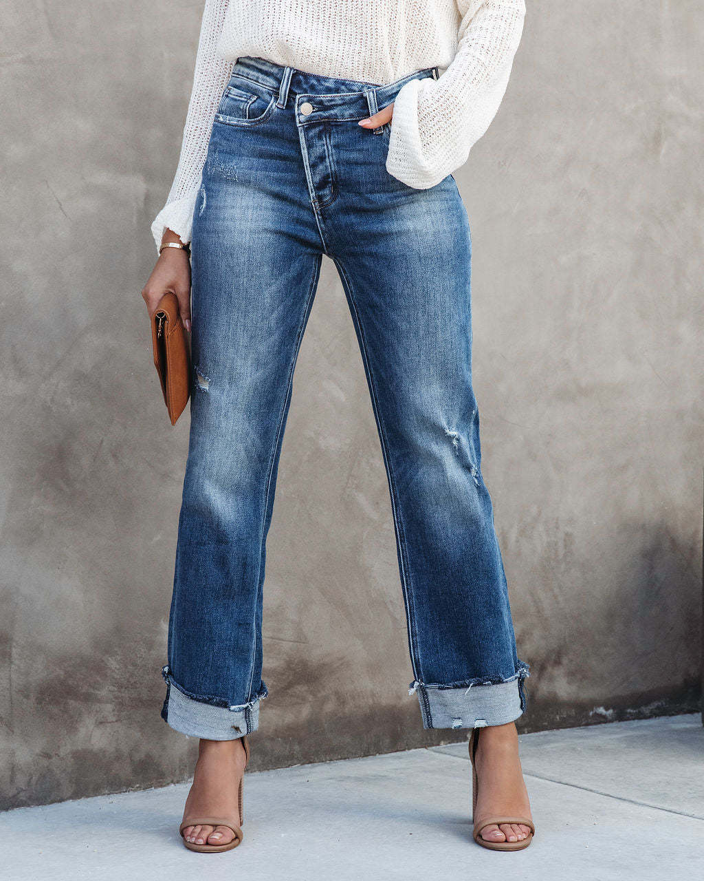 A Vintage Style Trousers with Delicate Timeless Details