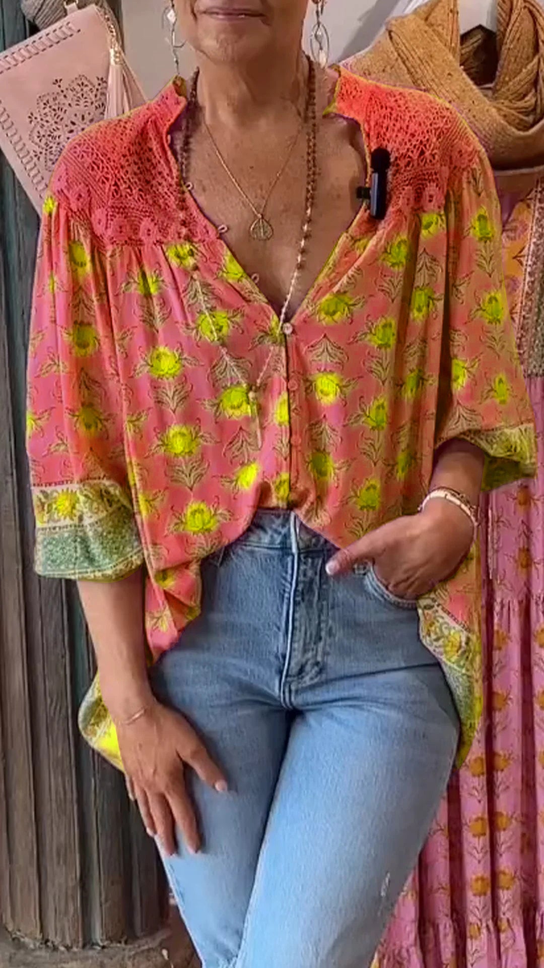 Classic Vintage Top with a Flattering Fit