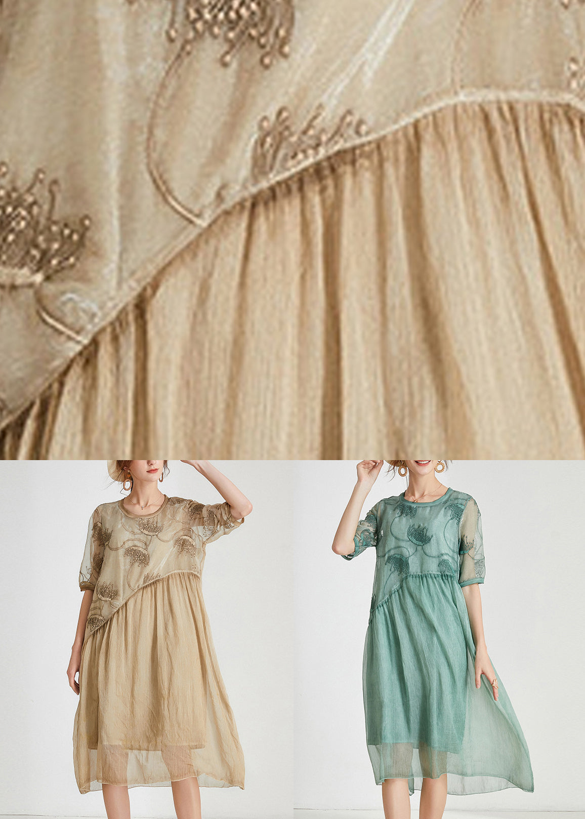 A Vintage Style Dress with Delicate Timeless Details