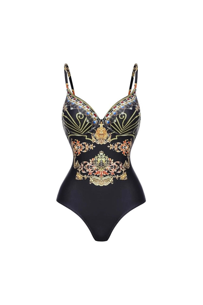 Polished Swimsuit with an Effortless Classic Look