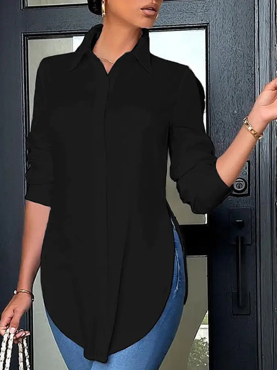 Well Tailored Blouse with a Graceful Silhouette