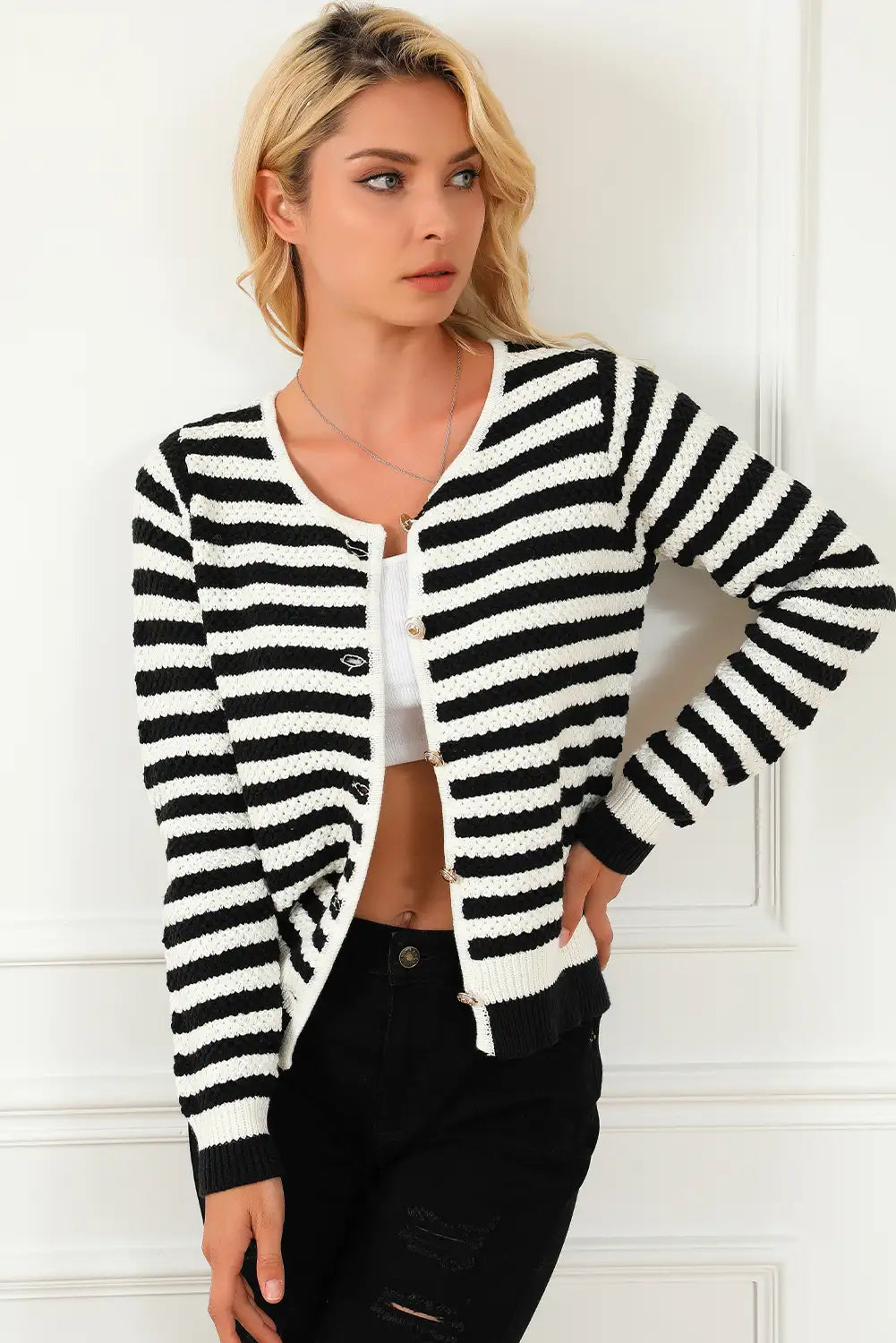 Beautifully Balanced Cardigan with Timeless Character