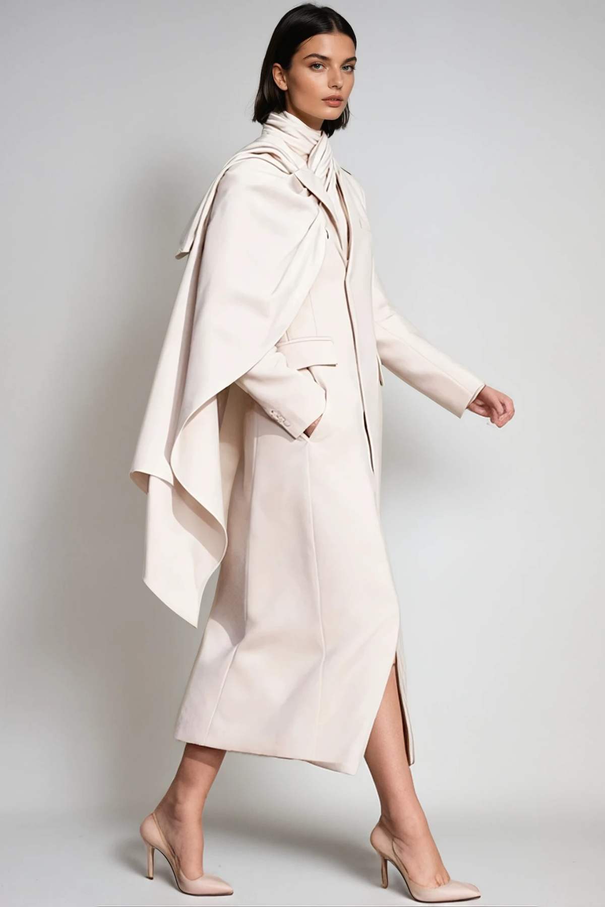 Gracefully Styled Coat for Any Occasion
