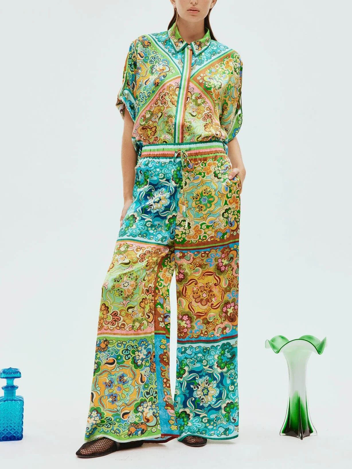 A Vintage Style Trousers with Delicate Timeless Details