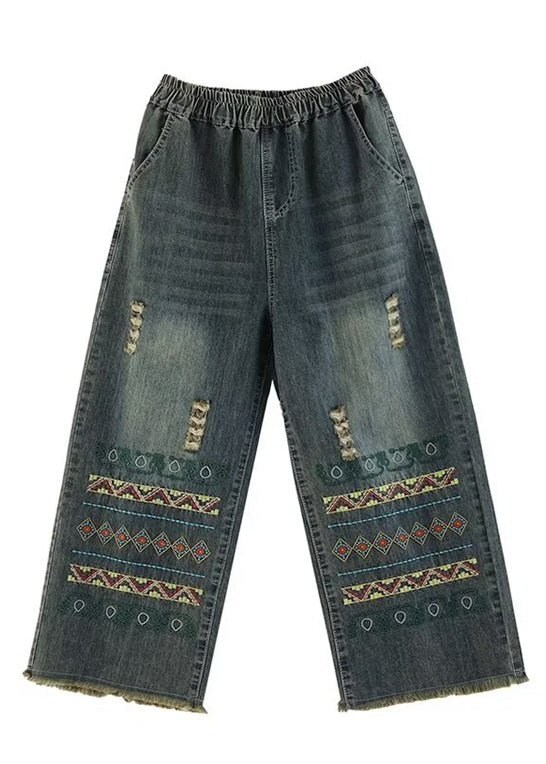 A Vintage Style Pants with Delicate Timeless Details
