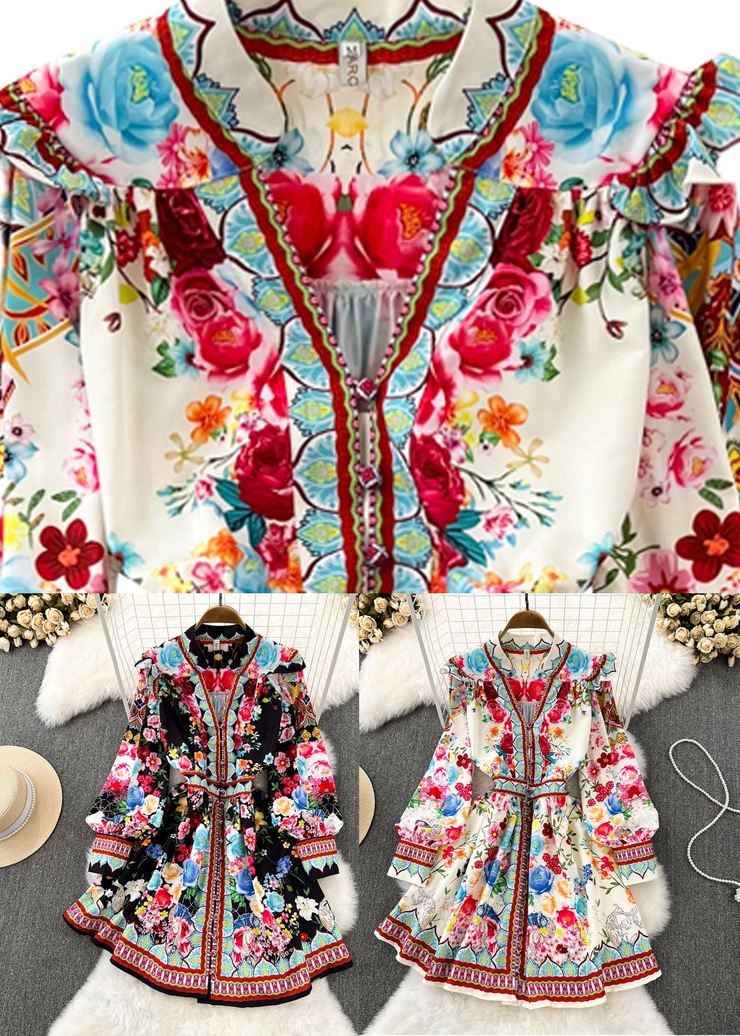 A Vintage Style Dress with Delicate Timeless Details