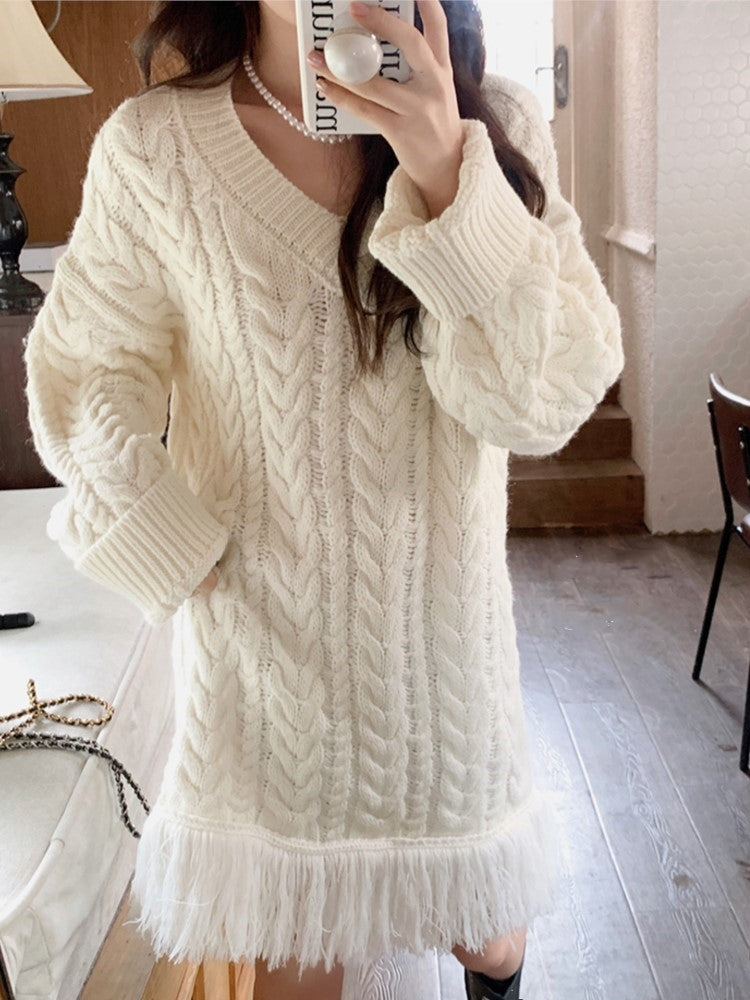 Vintage Inspired Sweater with a Contemporary Edge