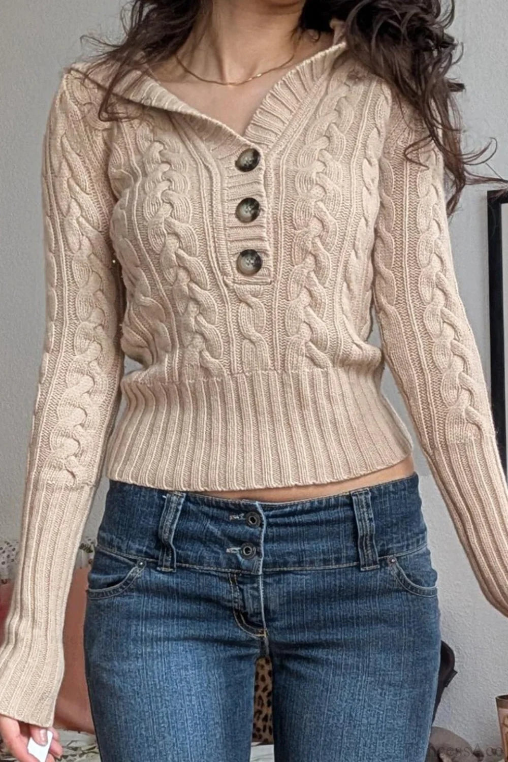 Vintage Inspired Sweater with a Contemporary Edge