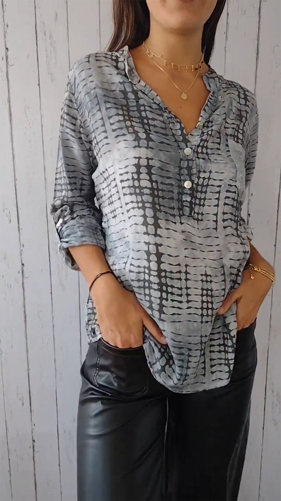 A Vintage Style Shirt with Delicate Timeless Details