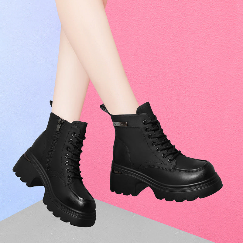 A Vintage Style Boots with Delicate Timeless Details