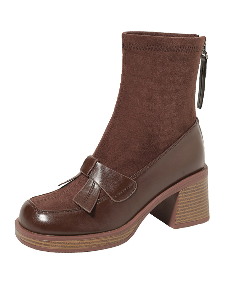 A Vintage Style Boots with Delicate Timeless Details