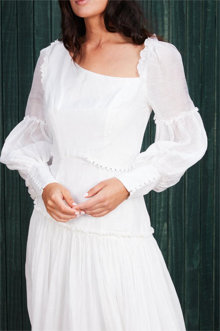 A Vintage Style Dress with Delicate Timeless Details