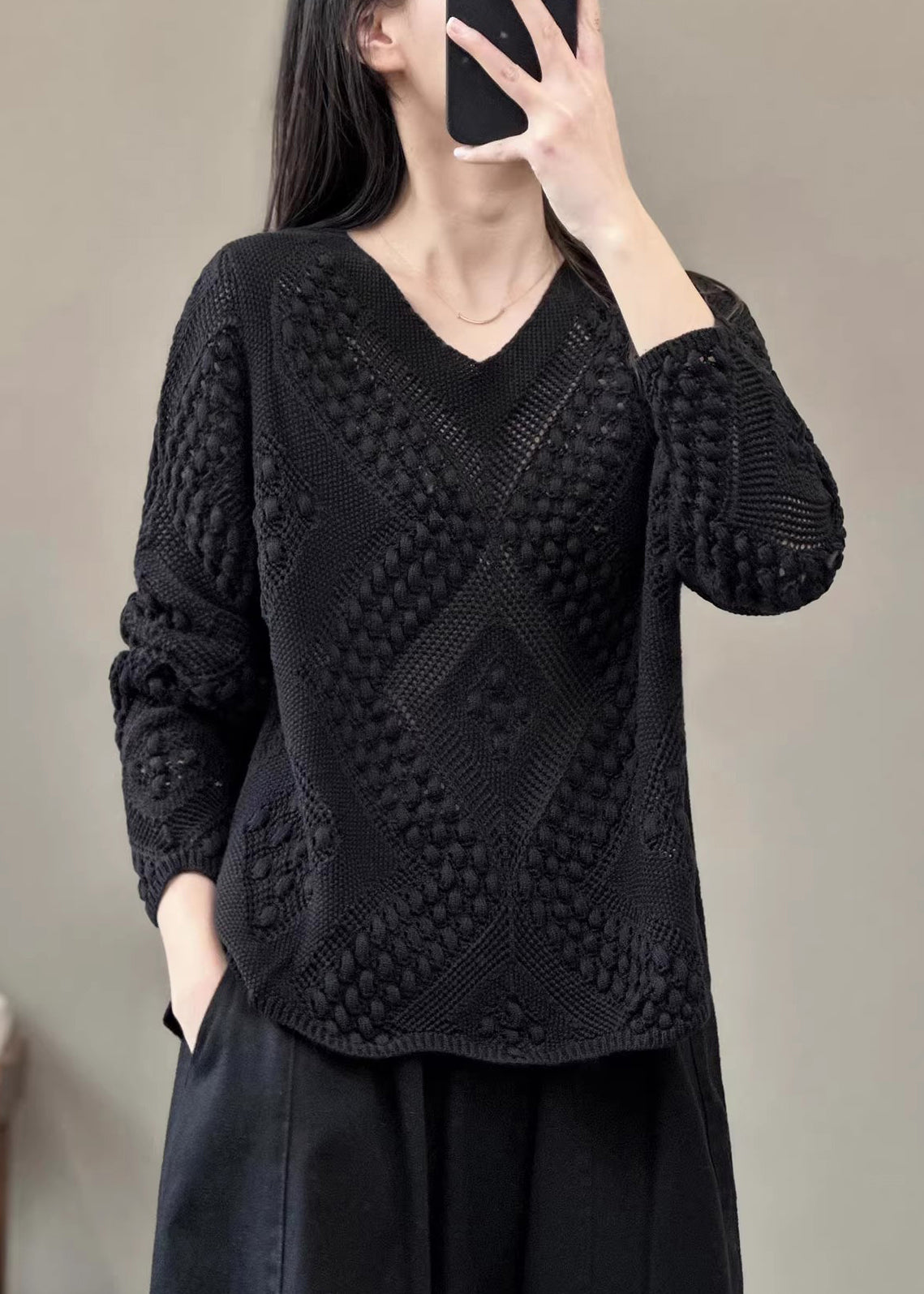 Vintage Inspired Sweater with a Contemporary Edge