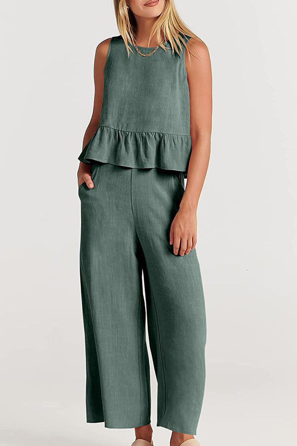 A Vintage Style Pants with Delicate Timeless Details