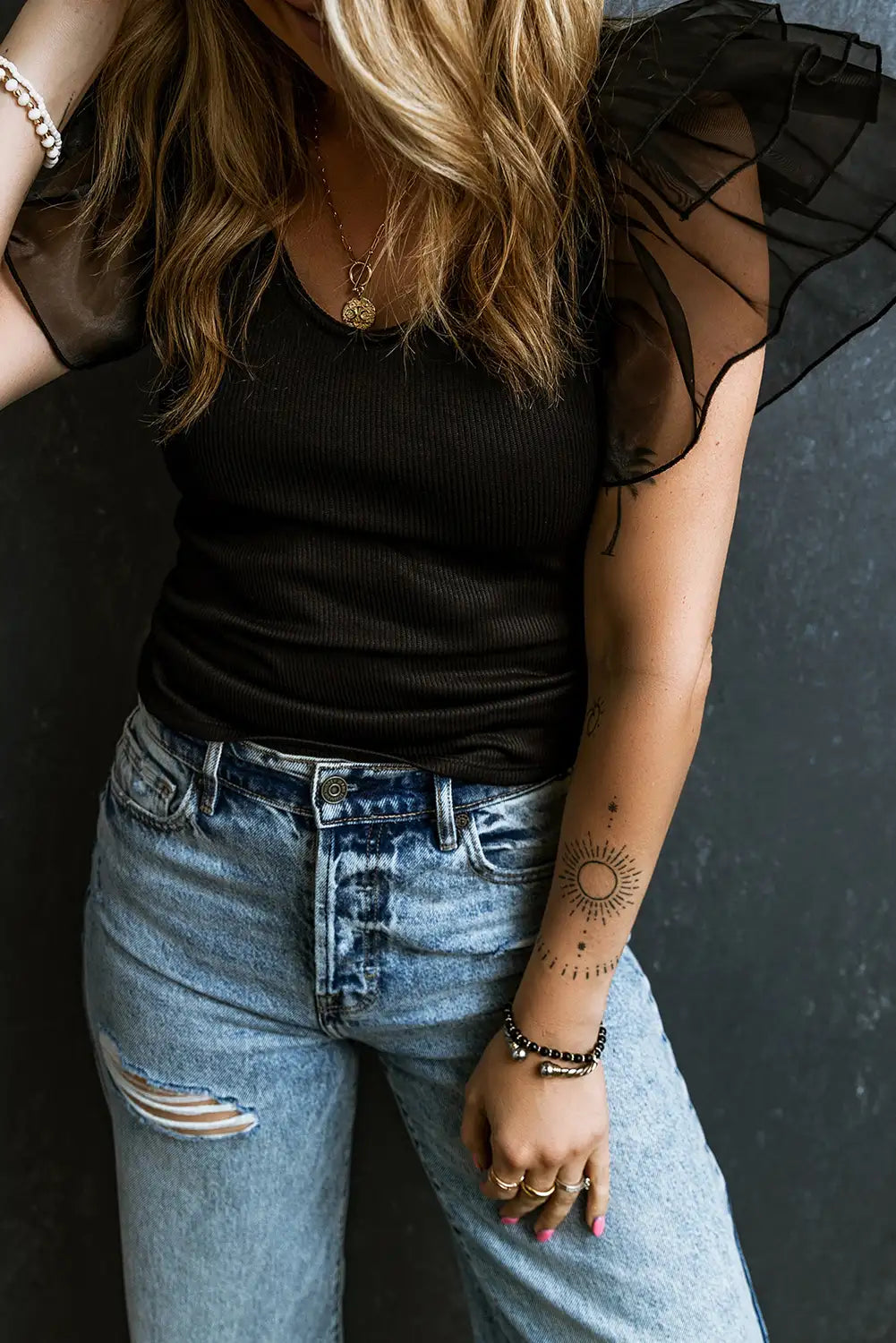 A Vintage Style Top with Delicate Timeless Details