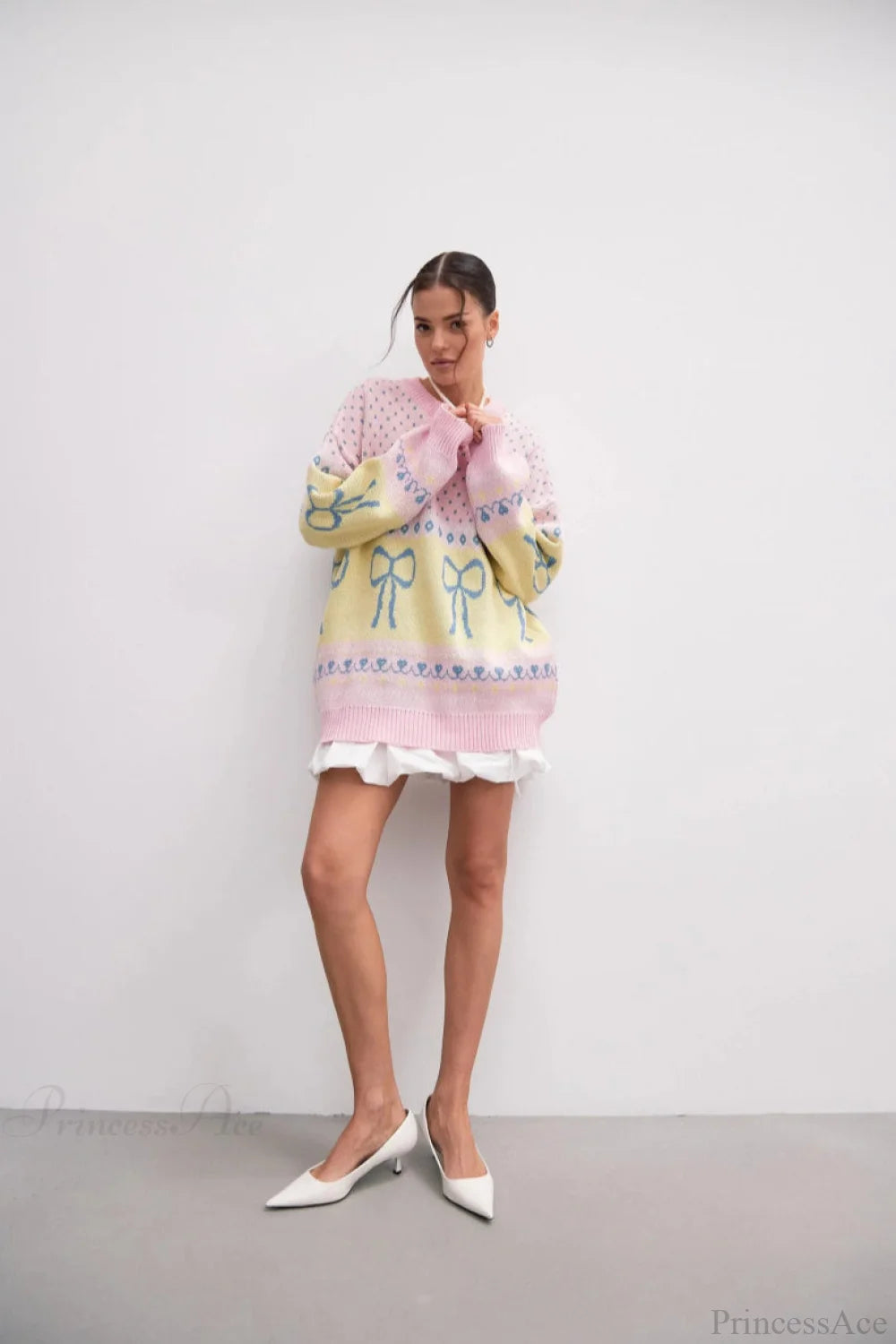 A Vintage Style Sweater with Delicate Timeless Details
