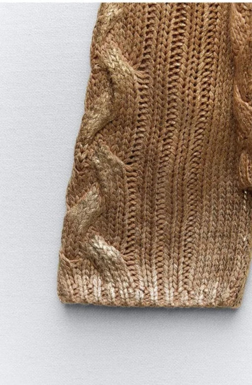 A Vintage Style Sweater with Delicate Timeless Details