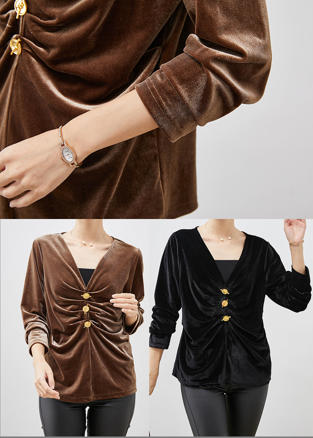 Beautifully Finished Blouse in a Timeless Design