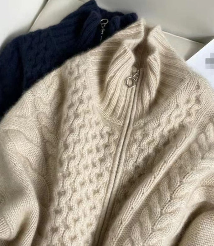 A Vintage Style Cardigan with Delicate Timeless Details